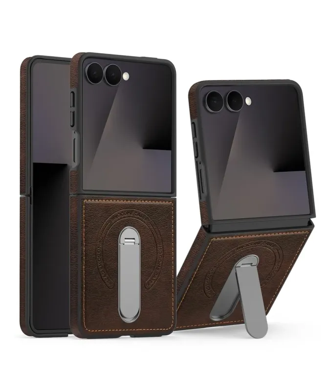 Coque Samsung Galaxy Z Flip 7 MagSafe avec Béquille Rotative 360°