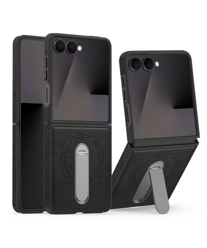 Coque Samsung Galaxy Z Flip 7 MagSafe avec Béquille Rotative 360°