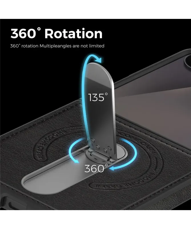 Coque Samsung Galaxy Z Flip 7 MagSafe avec Béquille Rotative 360°