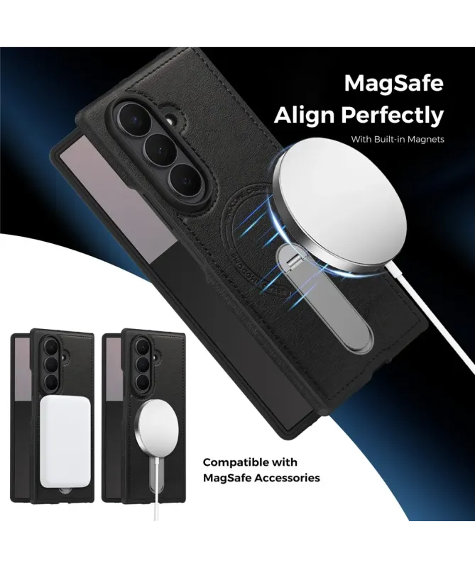 Coque Samsung Galaxy Z Fold 7 MagSafe avec Béquille Rotative 360°