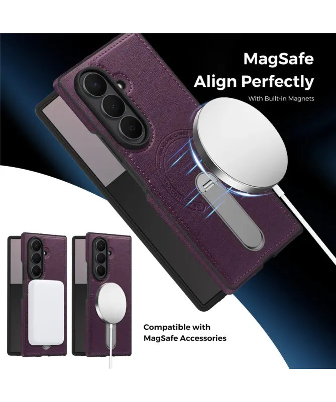Coque Samsung Galaxy Z Fold 7 MagSafe avec Béquille Rotative 360°