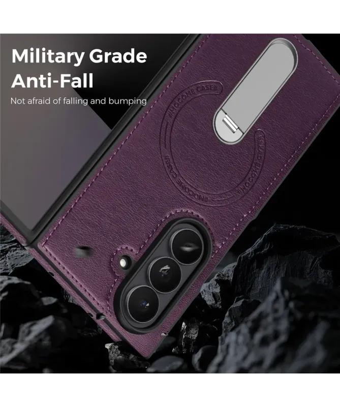 Coque Samsung Galaxy Z Fold 7 MagSafe avec Béquille Rotative 360°