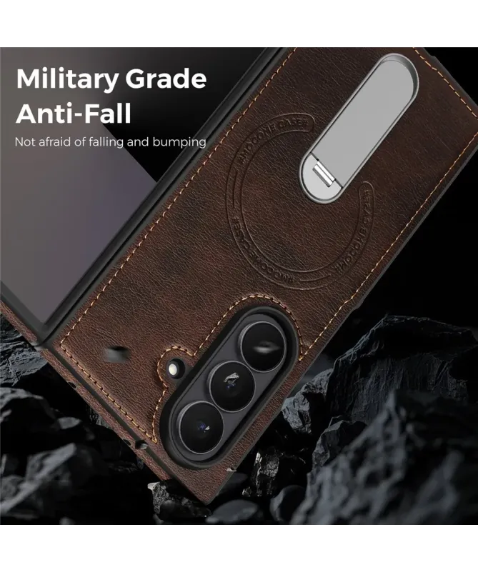 Coque Samsung Galaxy Z Fold 7 MagSafe avec Béquille Rotative 360°