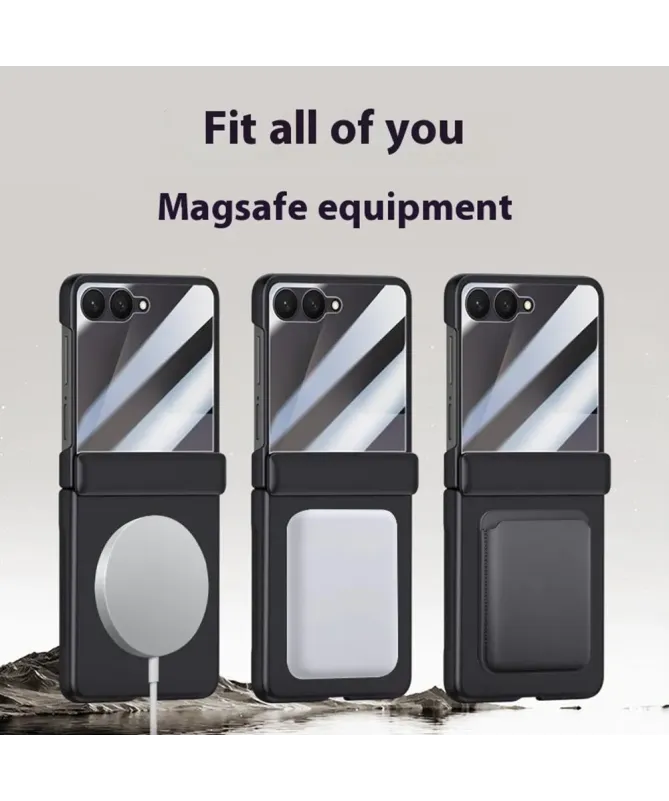 Coque Samsung Galaxy Z Flip 7 MagSafe avec Béquille et Film Privé
