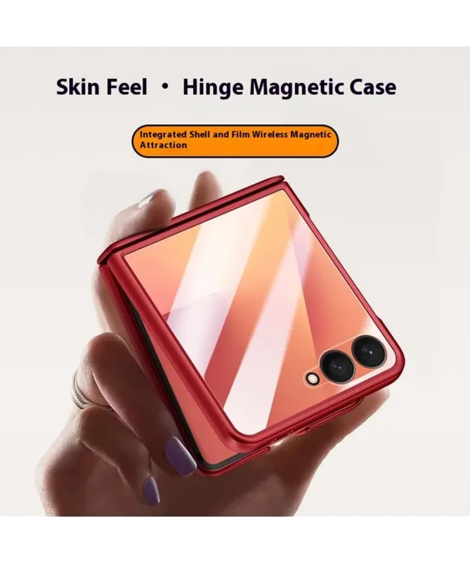 Coque Samsung Galaxy Z Flip 7 MagSafe avec Béquille et Film Privé