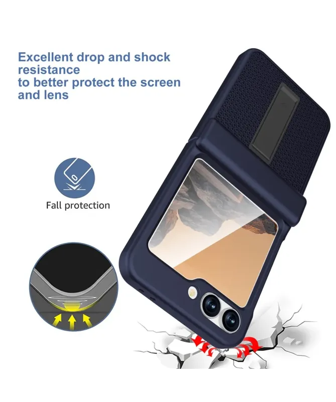 Coque Samsung Galaxy Z Flip 7 FE / Flip 6 Robuste avec Béquille