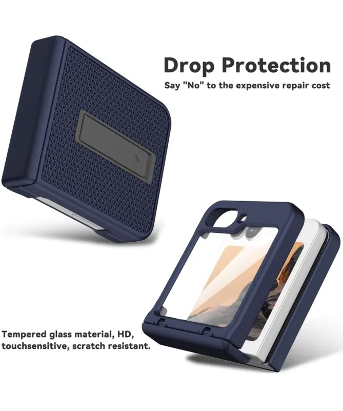 Coque Samsung Galaxy Z Flip 7 FE / Flip 6 Robuste avec Béquille