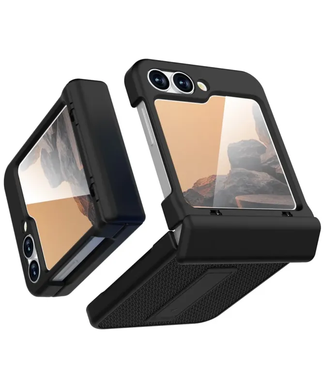 Coque Samsung Galaxy Z Flip 7 FE / Flip 6 Robuste avec Béquille