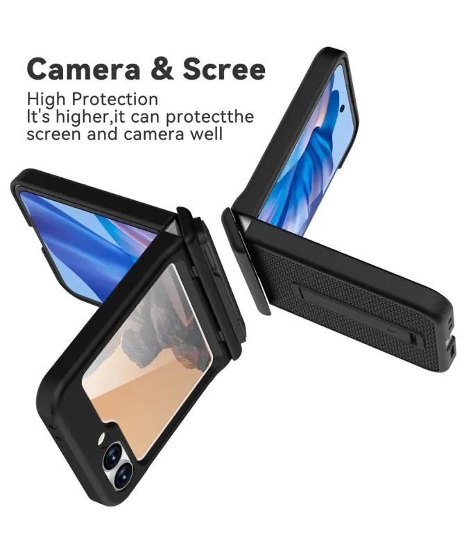 Coque Samsung Galaxy Z Flip 7 FE / Flip 6 Robuste avec Béquille