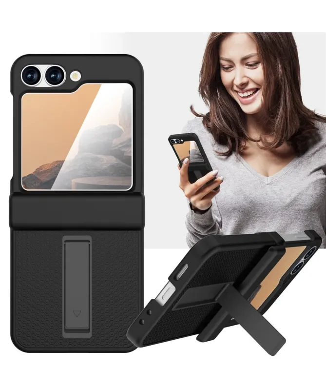 Coque Samsung Galaxy Z Flip 7 FE / Flip 6 Robuste avec Béquille