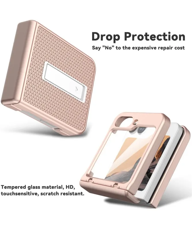 Coque Samsung Galaxy Z Flip 7 FE / Flip 6 Robuste avec Béquille