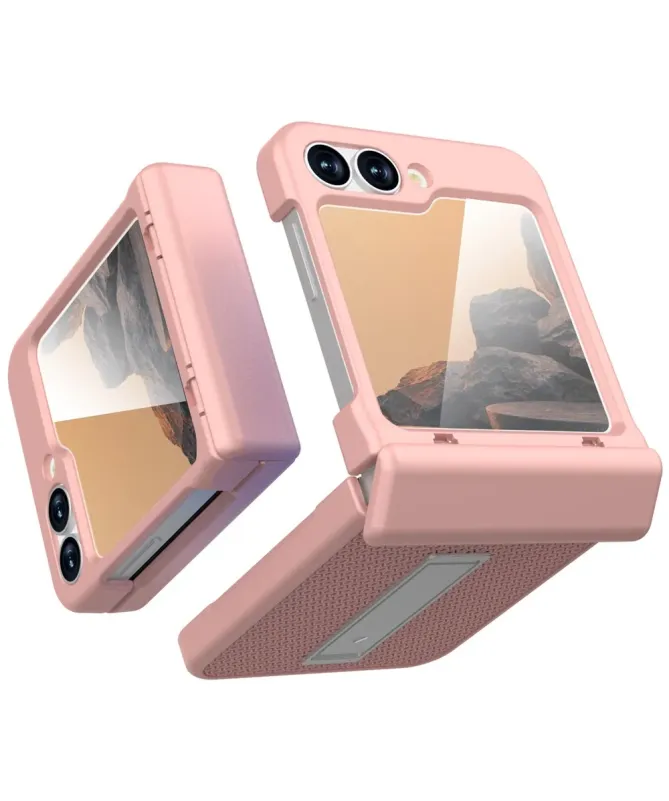 Coque Samsung Galaxy Z Flip 7 FE / Flip 6 Robuste avec Béquille