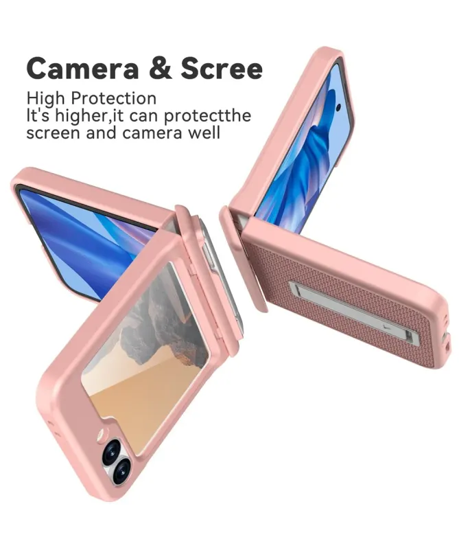 Coque Samsung Galaxy Z Flip 7 FE / Flip 6 Robuste avec Béquille