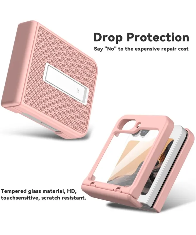 Coque Samsung Galaxy Z Flip 7 FE / Flip 6 Robuste avec Béquille