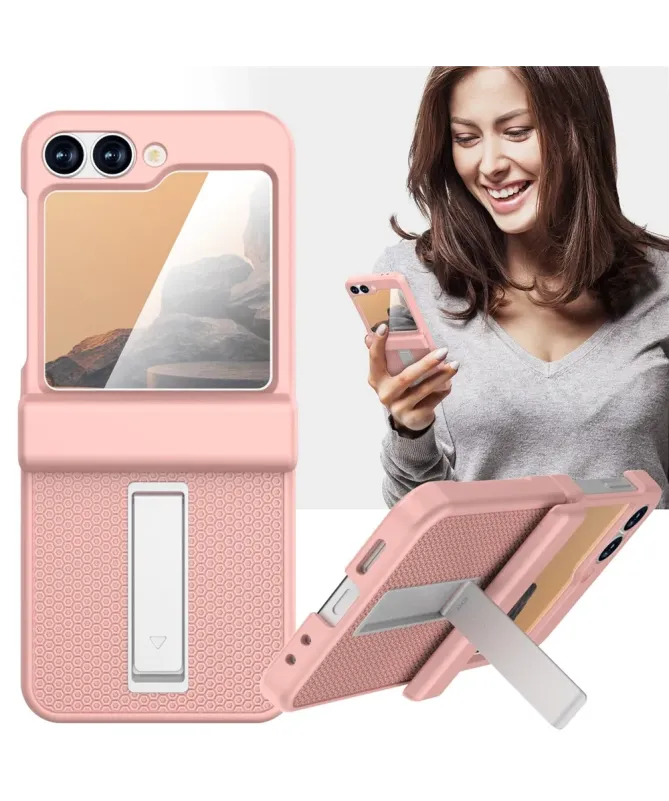 Coque Samsung Galaxy Z Flip 7 FE / Flip 6 Robuste avec Béquille