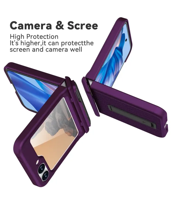 Coque Samsung Galaxy Z Flip 7 FE / Flip 6 Robuste avec Béquille