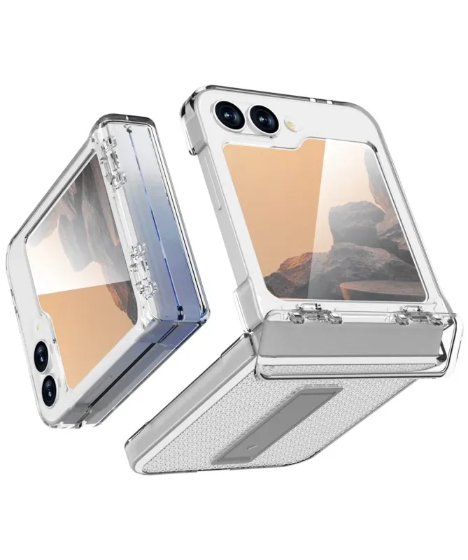 Coque Samsung Galaxy Z Flip 7 FE / Flip 6 Robuste avec Béquille