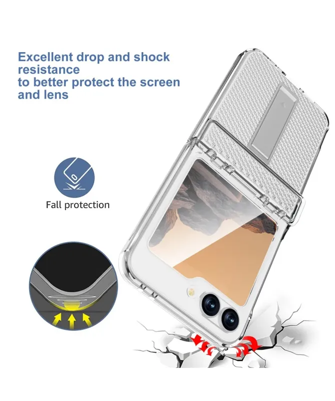 Coque Samsung Galaxy Z Flip 7 FE / Flip 6 Robuste avec Béquille