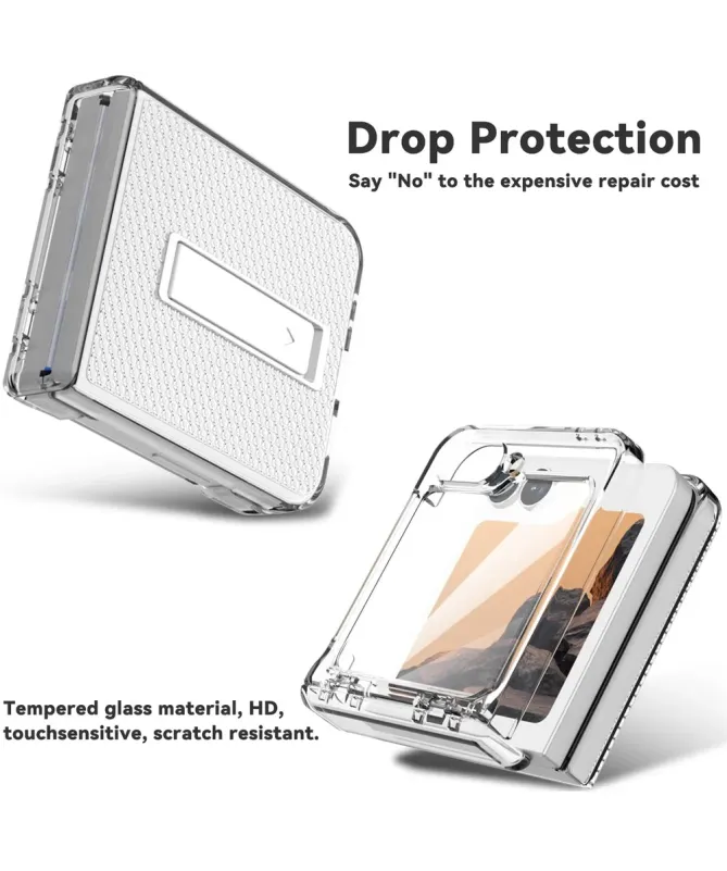 Coque Samsung Galaxy Z Flip 7 FE / Flip 6 Robuste avec Béquille