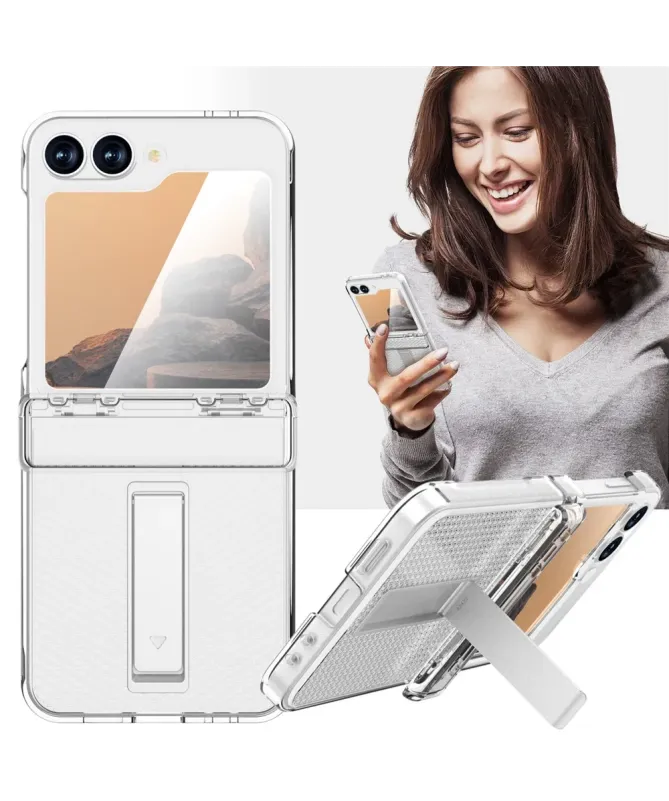 Coque Samsung Galaxy Z Flip 7 FE / Flip 6 Robuste avec Béquille