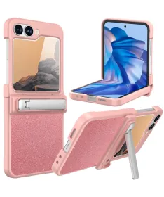 Coque Samsung Galaxy Z Flip 7 FE / Flip 6 Pailletée et Béquille