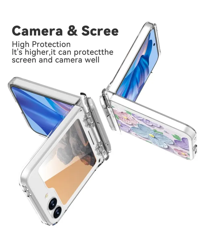 copie de Coque Samsung Z Flip 7 FE / Flip 6 Cœurs avec Béquille