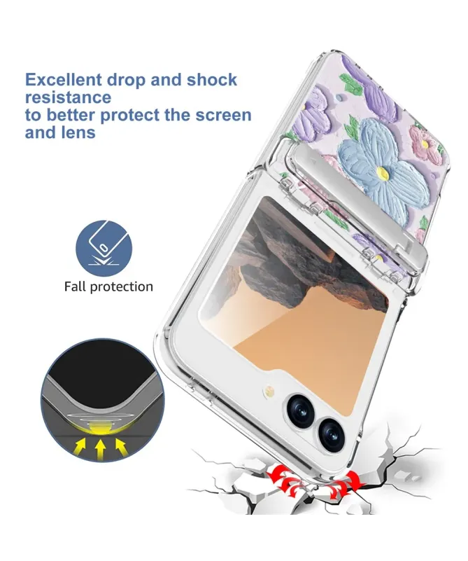 copie de Coque Samsung Z Flip 7 FE / Flip 6 Cœurs avec Béquille