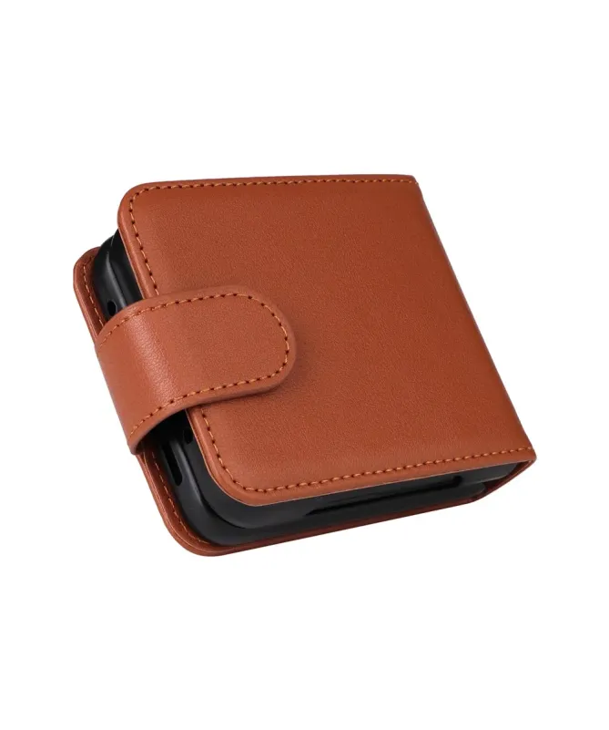 Coque Samsung Galaxy Z Flip 4 avec Porte-cartes Rabattable