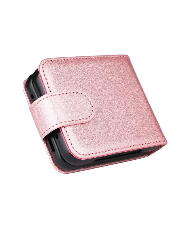Coque Samsung Galaxy Z Flip 4 avec Porte-cartes Rabattable
