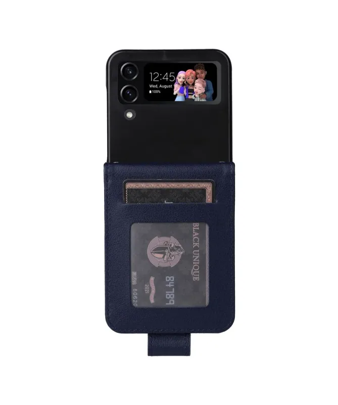 Coque Samsung Galaxy Z Flip 4 avec Porte-cartes Rabattable