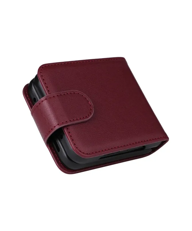 Coque Samsung Galaxy Z Flip 4 avec Porte-cartes Rabattable