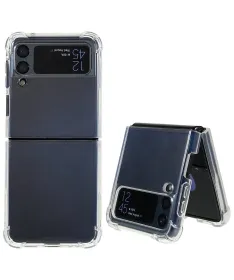 Coque Samsung Galaxy Z Flip 4 Transparente Coins Renforcés