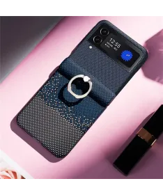 Coque Samsung Galaxy Z Flip 4 / Flip 3 Pixel Art avec Anneau