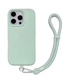 Coque iPhone 16 Pro Silicone Liquide avec Dragonne