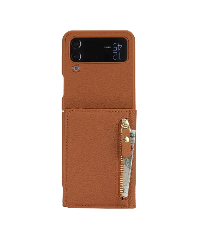Housse Samsung Z Flip 4 Portefeuille Sac Bandoulière