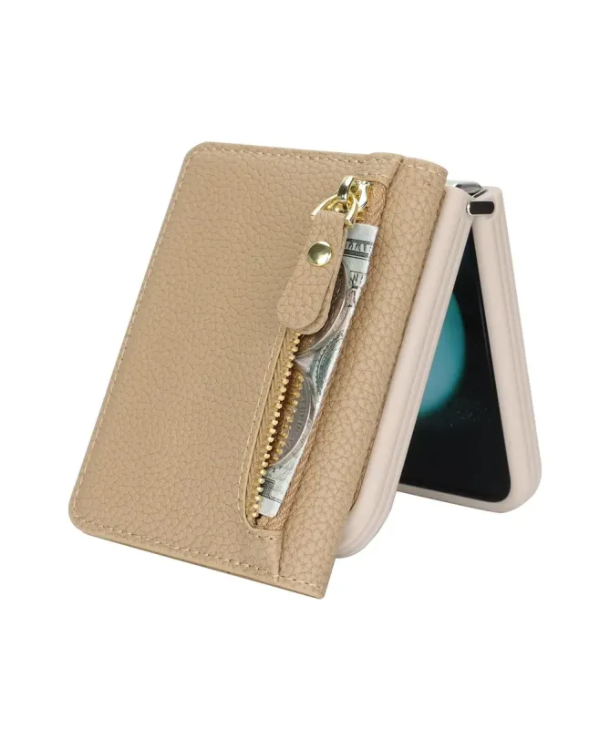 Housse Samsung Z Flip 4 Portefeuille Sac Bandoulière