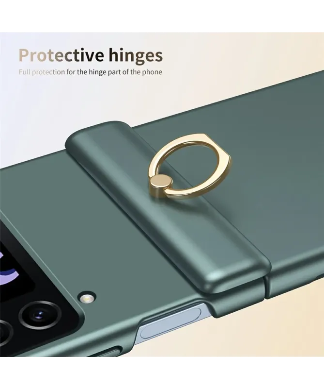 Coque Samsung Galaxy Z Flip 4 Antichoc avec Anneau Support