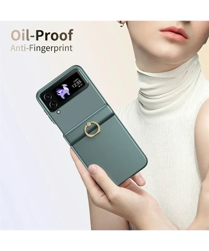 Coque Samsung Galaxy Z Flip 4 Antichoc avec Anneau Support