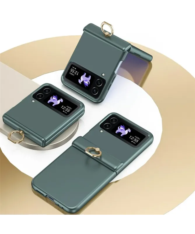 Coque Samsung Galaxy Z Flip 4 Antichoc avec Anneau Support