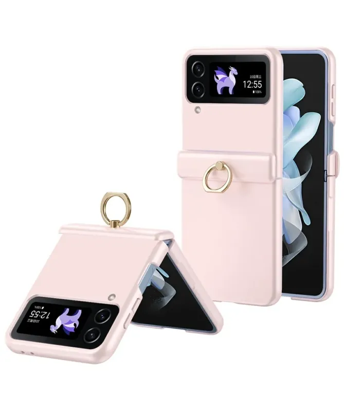 Coque Samsung Galaxy Z Flip 4 Antichoc avec Anneau Support