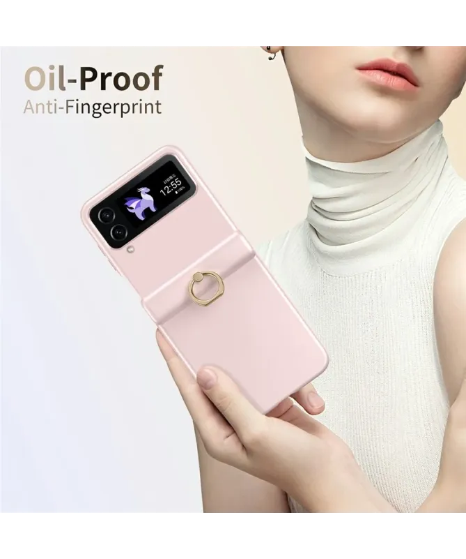 Coque Samsung Galaxy Z Flip 4 Antichoc avec Anneau Support