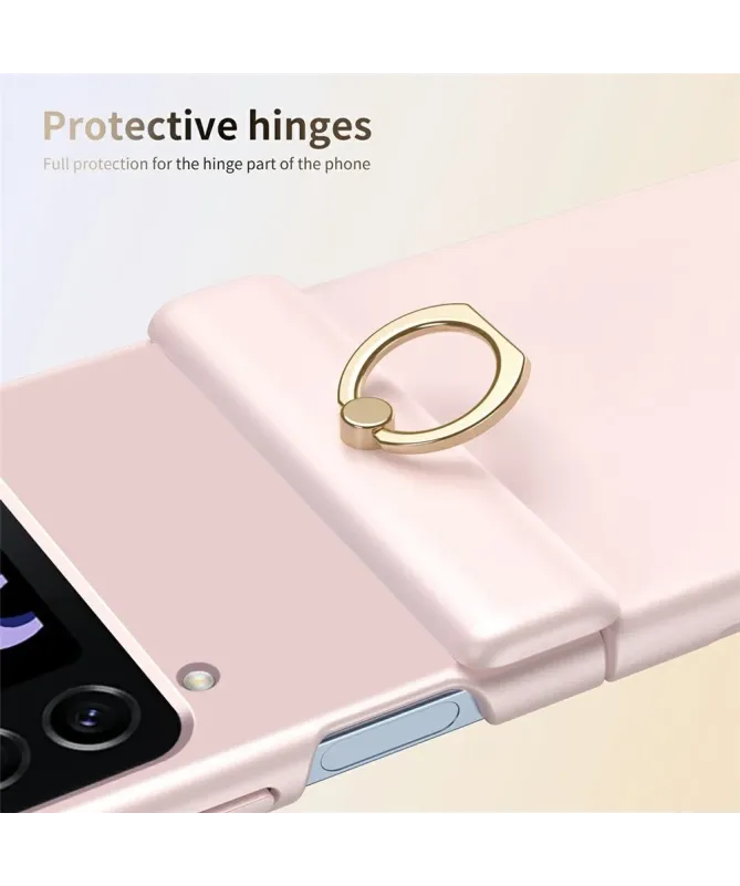 Coque Samsung Galaxy Z Flip 4 Antichoc avec Anneau Support