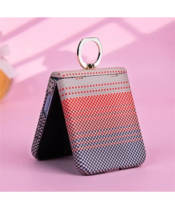Coque Samsung Galaxy Z Flip 4 / Flip 3 Graphique avec Anneau