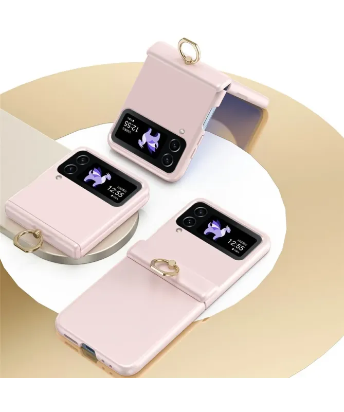 Coque Samsung Galaxy Z Flip 4 Antichoc avec Anneau Support