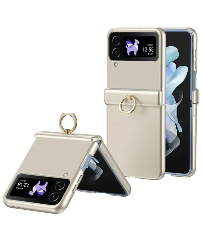 Coque Samsung Galaxy Z Flip 4 Antichoc avec Anneau Support