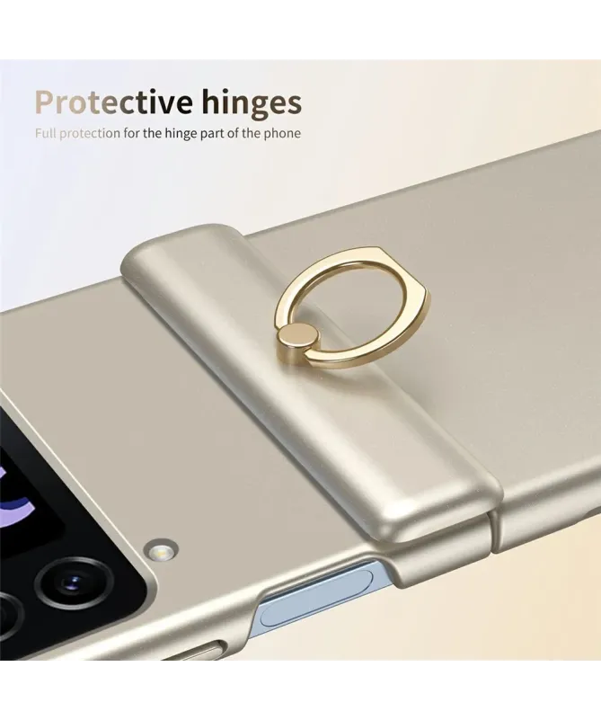 Coque Samsung Galaxy Z Flip 4 Antichoc avec Anneau Support