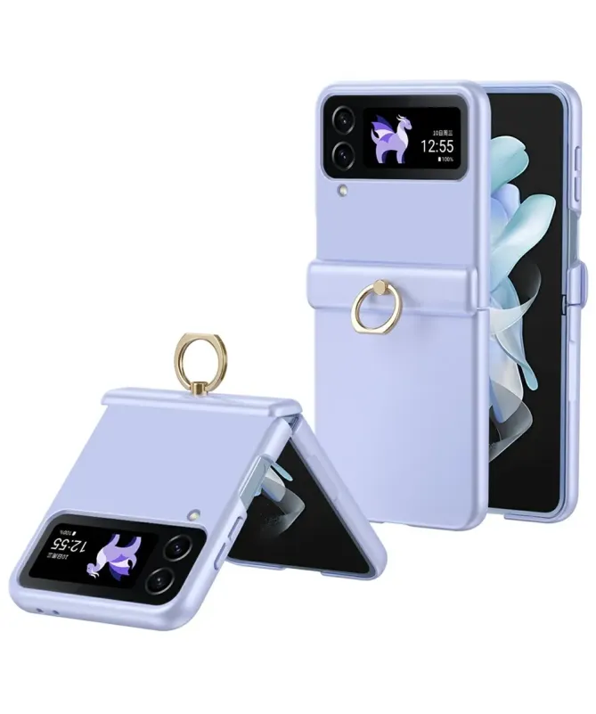 Coque Samsung Galaxy Z Flip 4 Antichoc avec Anneau Support