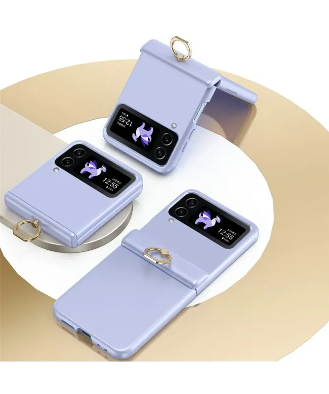 Coque Samsung Galaxy Z Flip 4 Antichoc avec Anneau Support