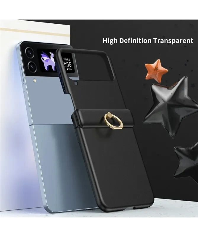 Coque Samsung Galaxy Z Flip 4 Antichoc avec Anneau Support