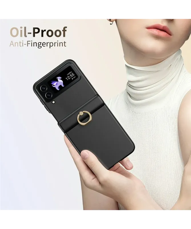 Coque Samsung Galaxy Z Flip 4 Antichoc avec Anneau Support